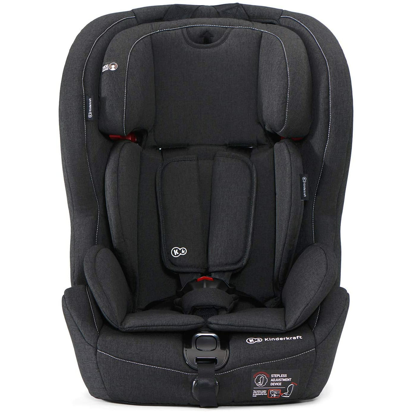 Kinderkraft Car Seat SafetyFix Black With Isofix System Holds 936Kg Age 9 Months & Above