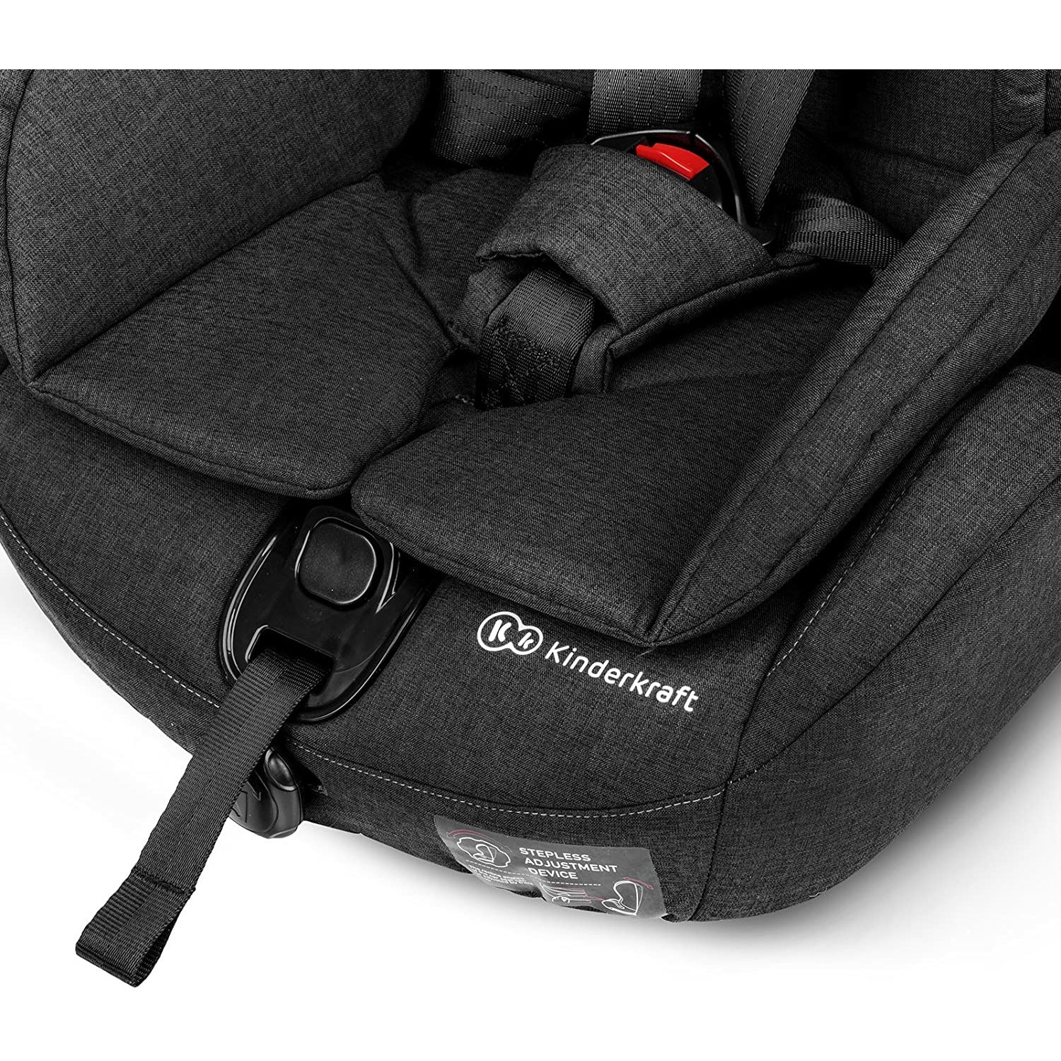 Kinderkraft Car Seat SafetyFix Black With Isofix System Holds 936Kg Age 9 Months & Above