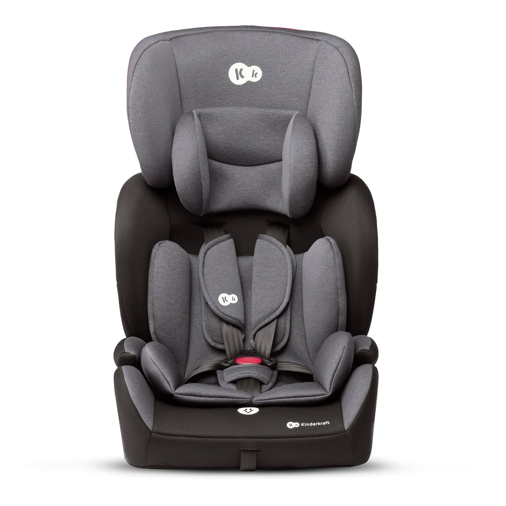Kinderkraft Comfort Up 2 Car Seat Grey Silver Age- 9 Months & Above (Holds from 9 Kgs upto 36 Kgs)