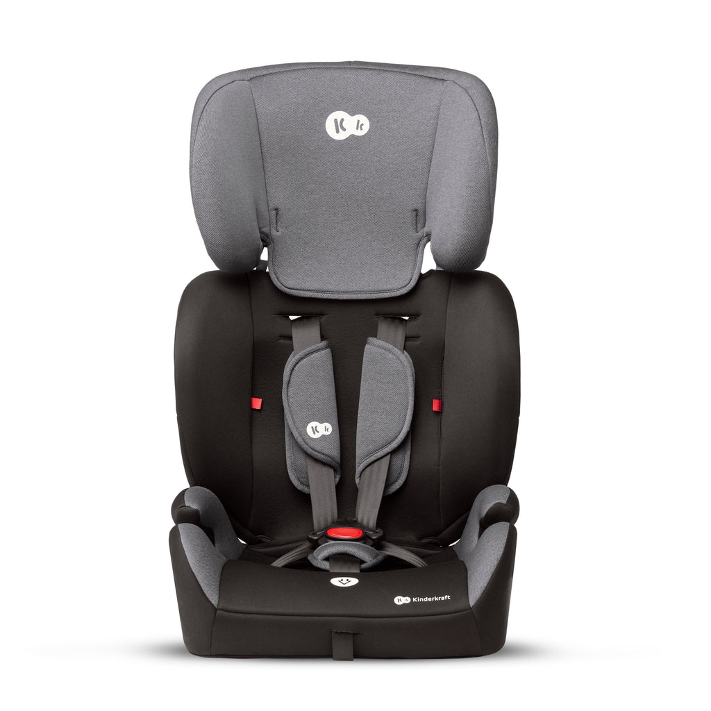 Kinderkraft Comfort Up 2 Car Seat Grey Silver Age- 9 Months & Above (Holds from 9 Kgs upto 36 Kgs)