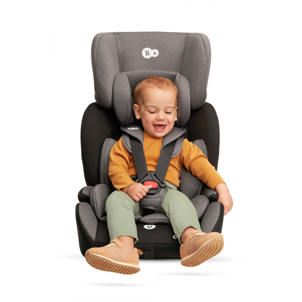 Kinderkraft Comfort Up 2 Car Seat Grey Silver Age- 9 Months & Above (Holds from 9 Kgs upto 36 Kgs)