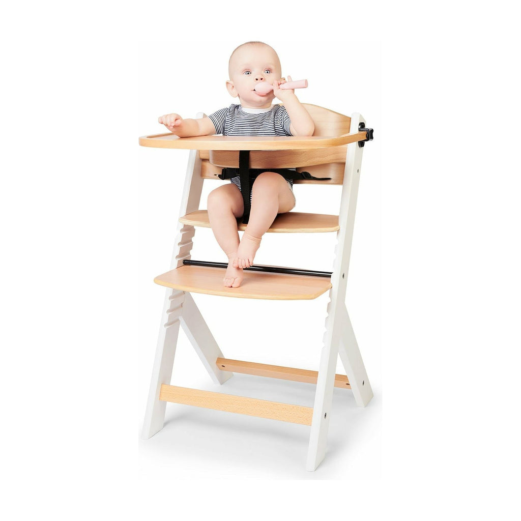 Kinderkraft Enock 3-in-1 Highchair Wooden/Grey Age- 6 Months to 5 Years