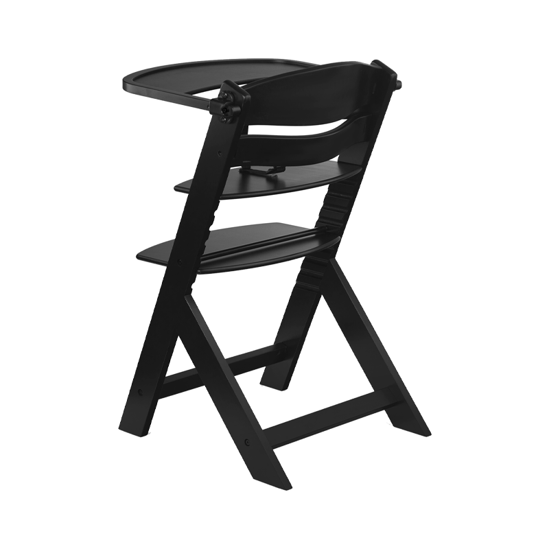 Kinderkraft Enock Highchair Black Age- 6 Months to 5 Years