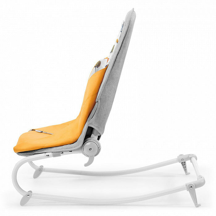 Kinderkraft  Felio 3-In-1 Rocker+Bouncer+Reclining Chair Forest Yellow Age- Newborn & Above (Holds upto 18 Kg)