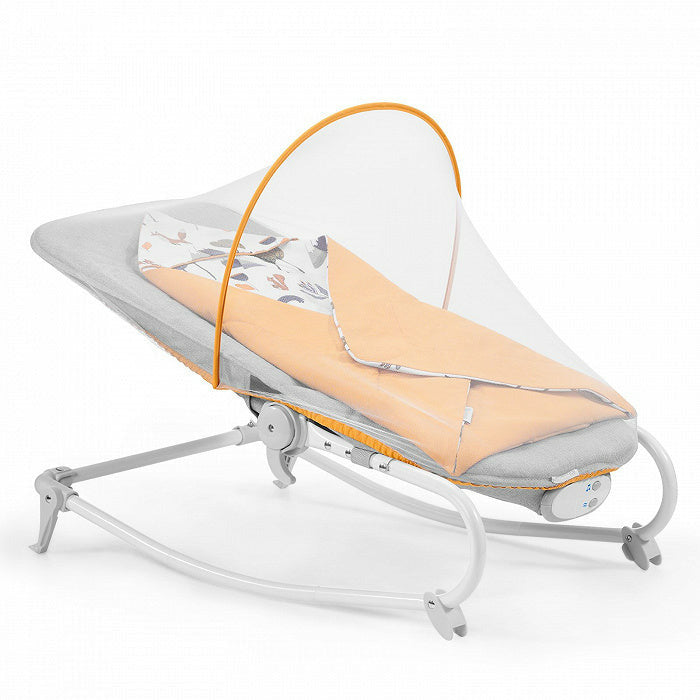 Kinderkraft  Felio 3-In-1 Rocker+Bouncer+Reclining Chair Forest Yellow Age- Newborn & Above (Holds upto 18 Kg)