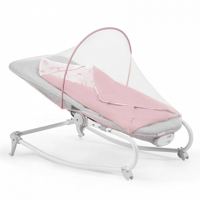 Kinderkraft Felio 3-In-1 Rocker+Bouncer+Reclining Chair Peony Rose Age- Newborn & Above (Holds upto 18 Kg)
