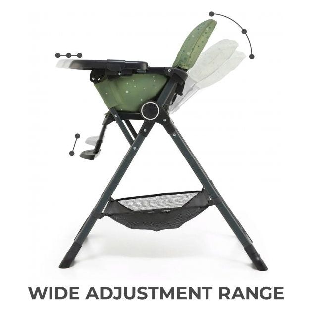 Kinderkraft Foldee Feeding Highchair Green Age- 6 Months to 36 Months