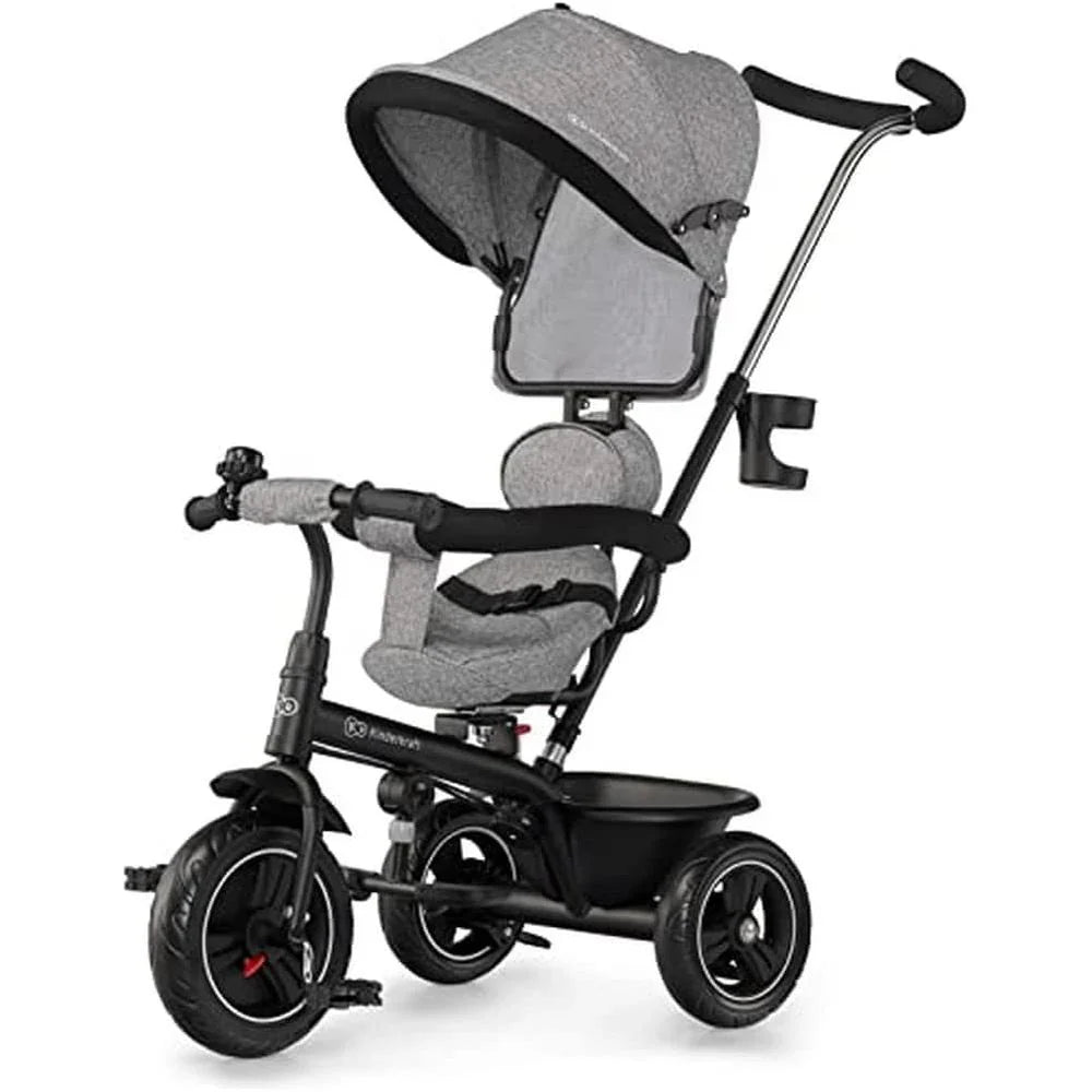 Kinderkraft Freeway Tricycle  Grey Melange Age- 9 Months to 5 Years (Holds upto 20 Kg)