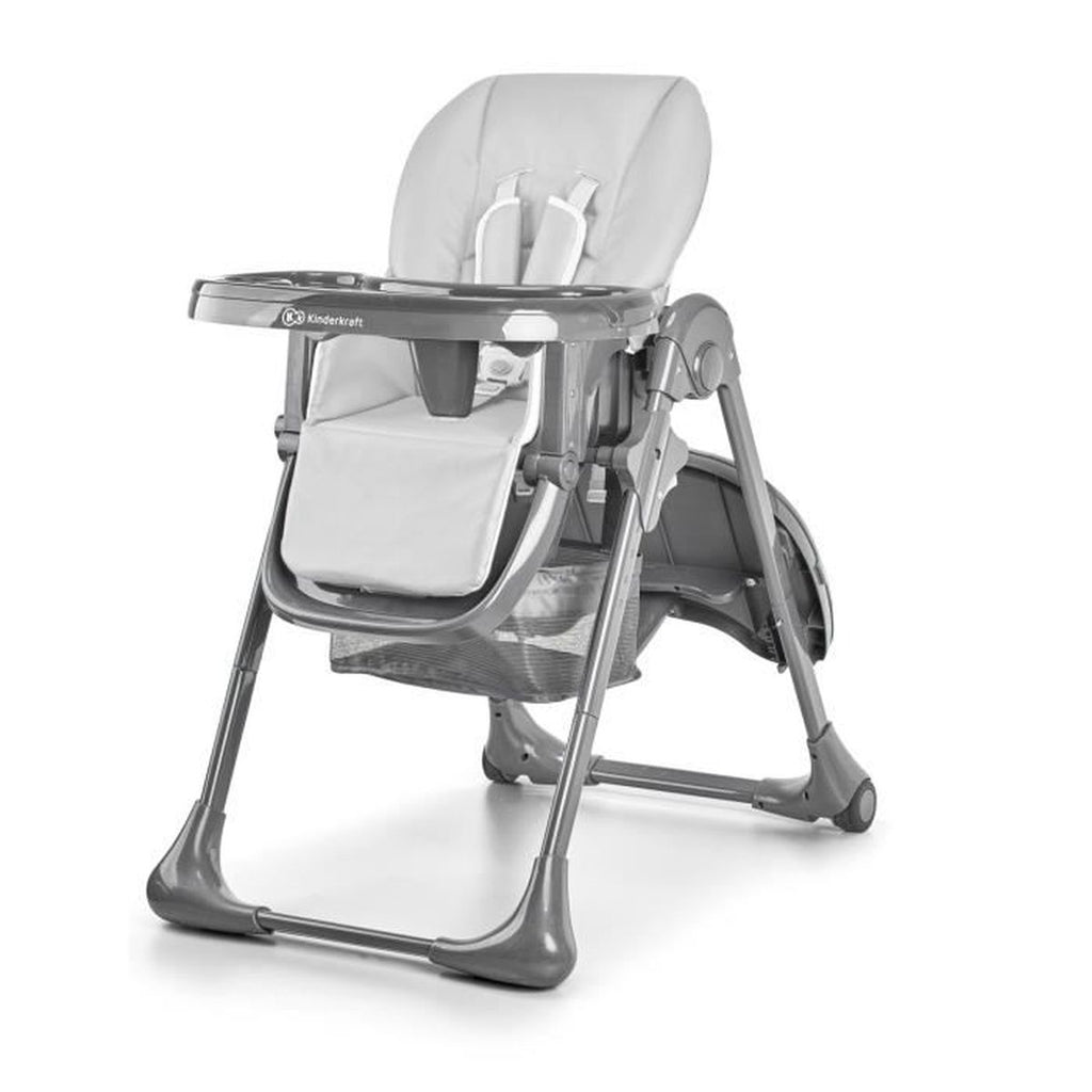 Kinderkraft Tastee Feeding High Chair Grey Age- 6 Months & Above