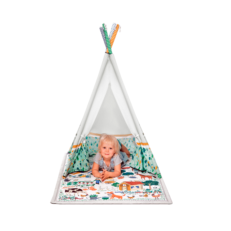 Infantino Baby Play Mat Tent Infantino Teepee Play Gym Fun Store - Main Image