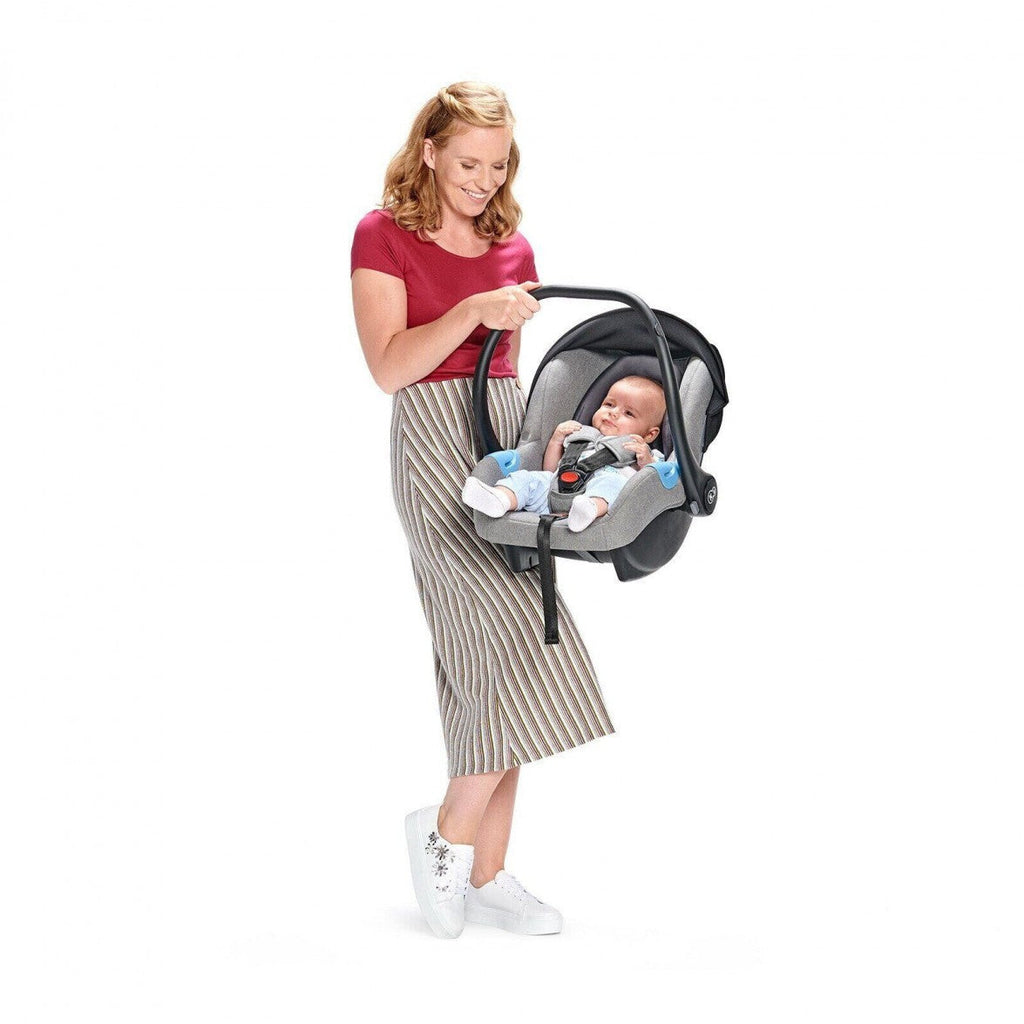 Kinderkraft Mink Baby Car Seat Grey Melange Age- Newborn & Above (Holds upto 13 kg)