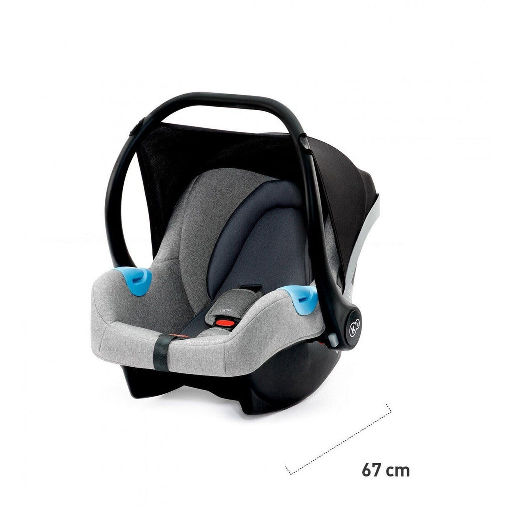 Kinderkraft Mink Baby Car Seat Grey Melange Age- Newborn & Above (Holds upto 13 kg)