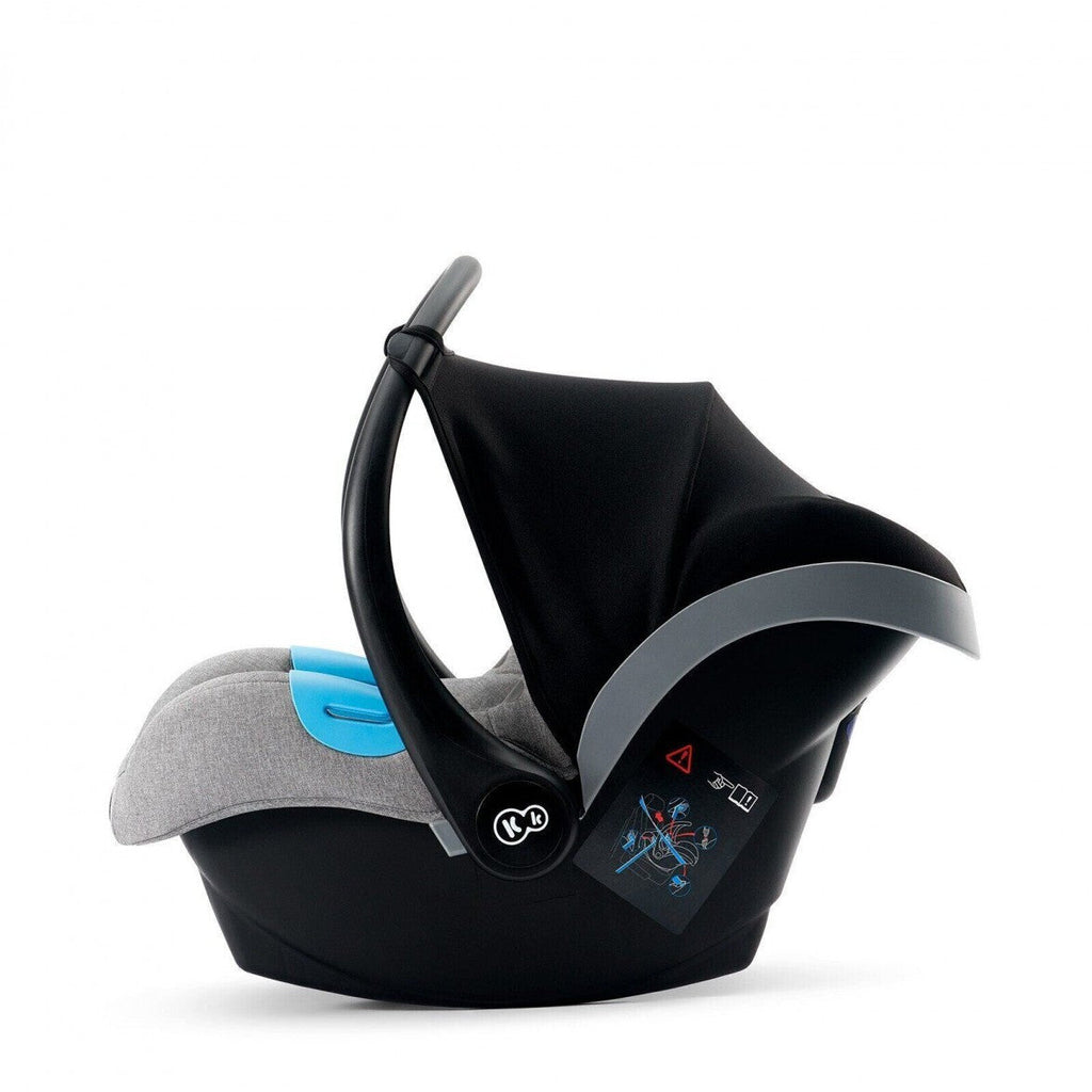 Kinderkraft Mink Baby Car Seat Grey Melange Age- Newborn & Above (Holds upto 13 kg)