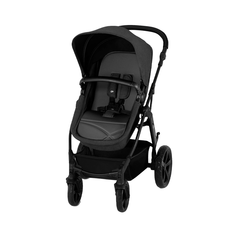 Kinderkraft Moov CT 3 in 1 Pushchair Stroller Trio Black Age Newborn upto 22kgs Peekaboo