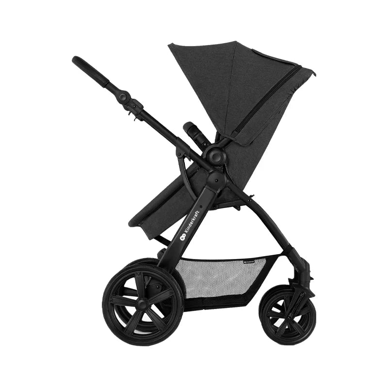 kinderkraft cybex Kinderkraft Moov CT 3-in-1 Pushchair Stroller Trio Black Age- Newborn upto 22kgs