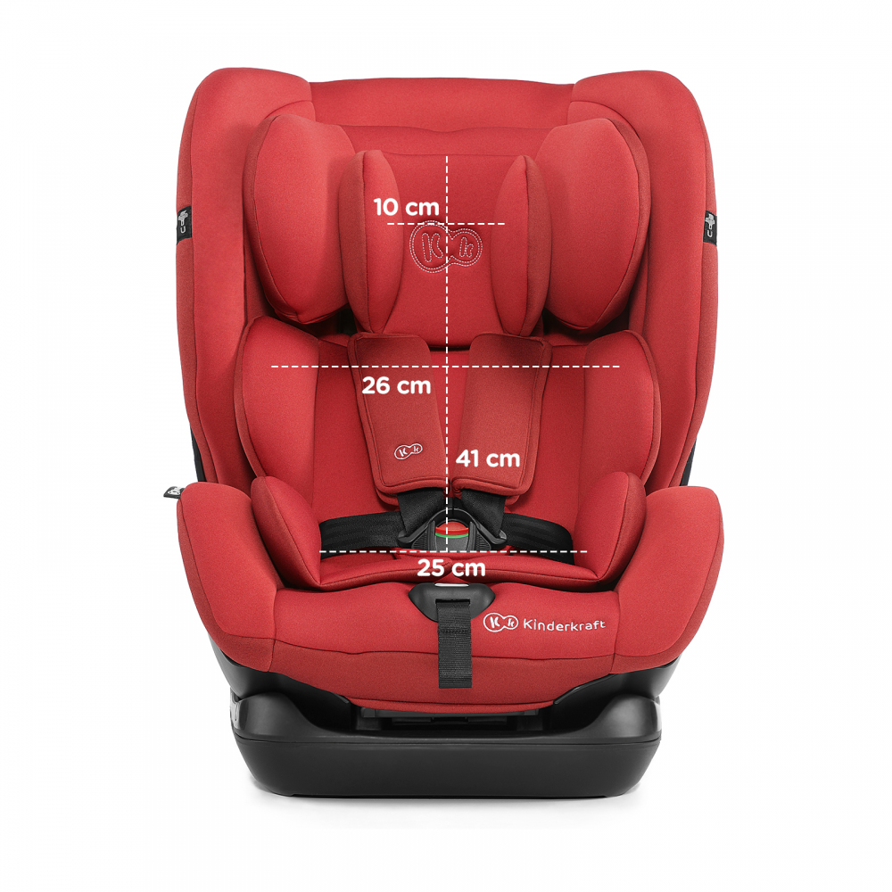 Kinderkraft Car Seat Myway With Isofix System Red Age 0Y+