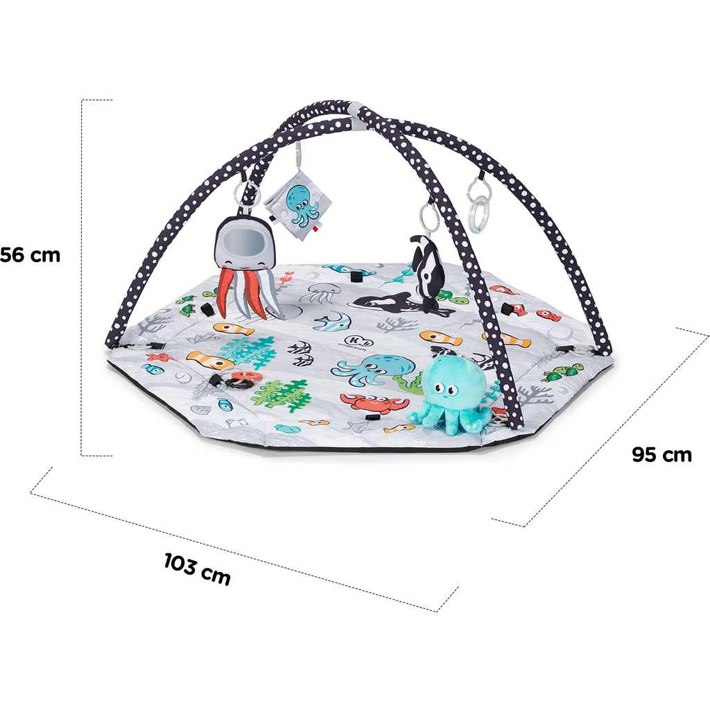 Kinderkraft Sea Land Educational Playmat Multicolor Age- 6 Months & Above