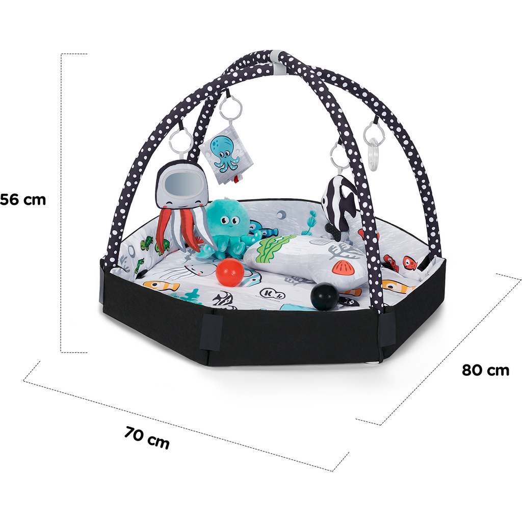 Kinderkraft Sea Land Educational Playmat Multicolor Age- 6 Months & Above