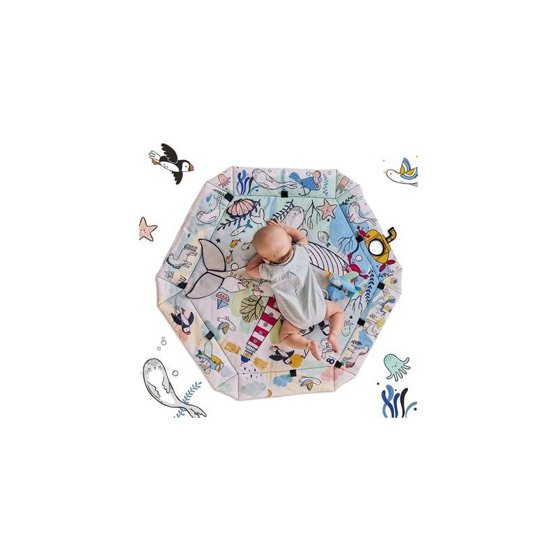 Kinderkraft Smartplay Sea Interactive Playmat Multicolour Age- 6 Months & Above