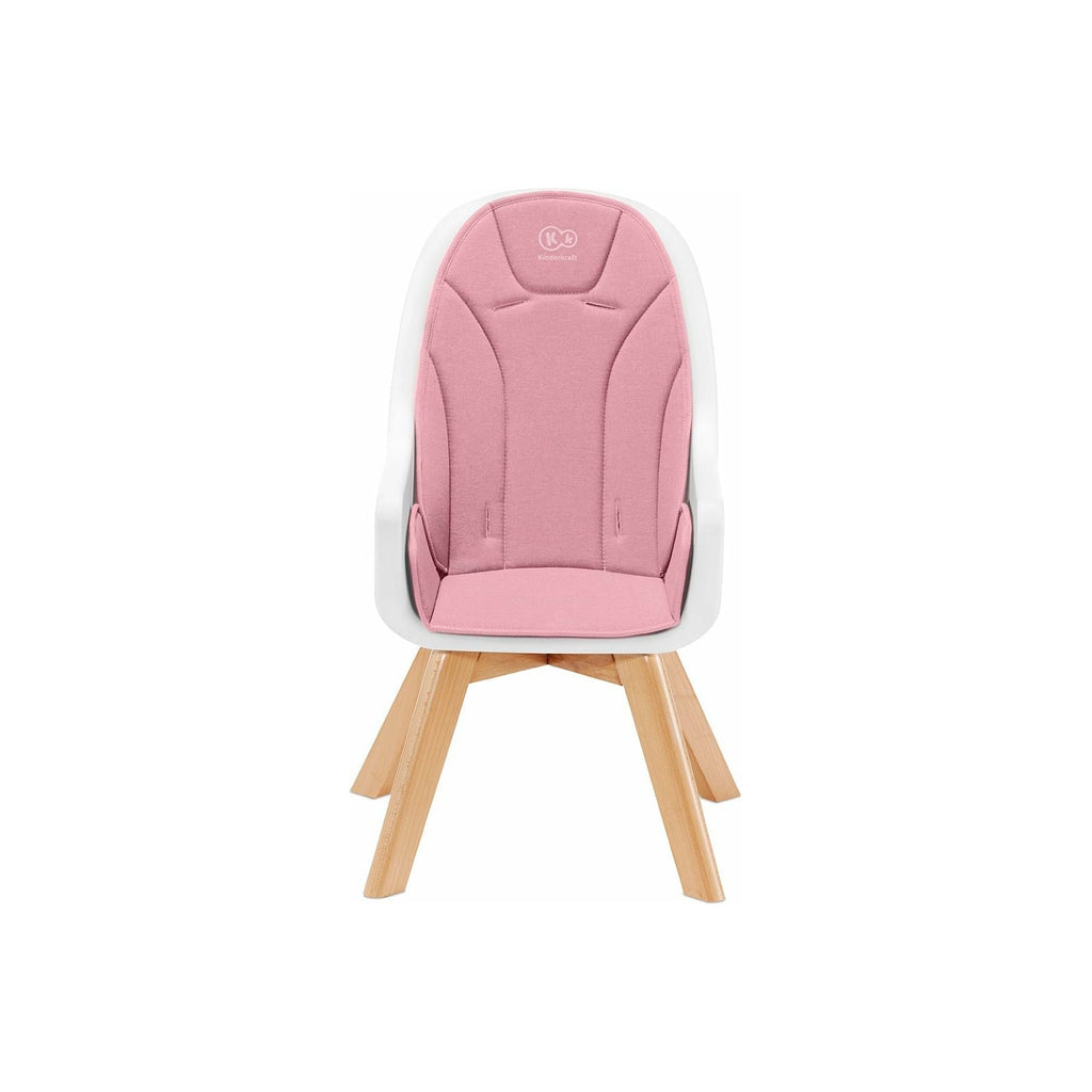 Kinderkraft Tixi 2-in-1 Highchair Pink Age- 6 Months to 5 Years
