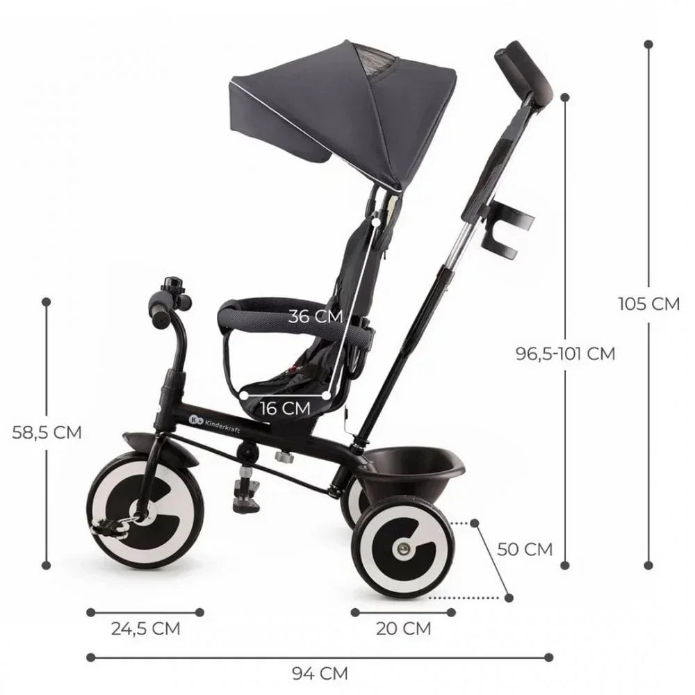 Kinderkraft Tricycle Ashton Mustic Green Age- 9 Months to 5 Years