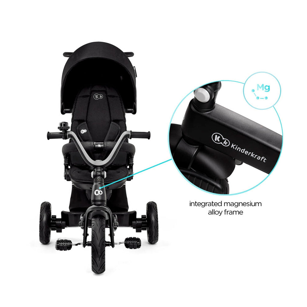 Kinderkraft Easy Twist Tricycle Black Age- 2 Years & Above
