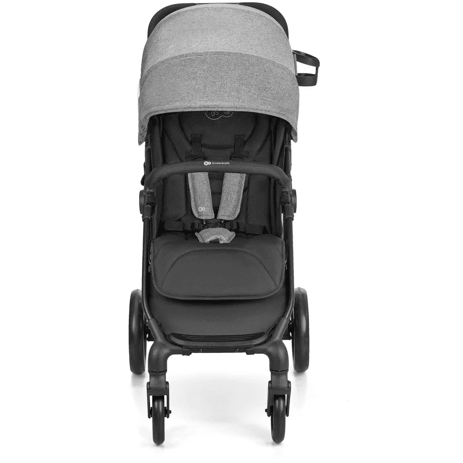 Kinderkraft Trig 2 Pushchair Stroller Grey Age- Newborn upto 4 Years  (Holds upto 24 kgs)