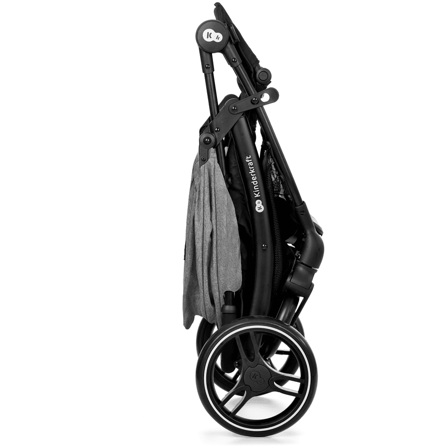 Kinderkraft Trig 2 Pushchair Stroller Grey Age- Newborn upto 4 Years  (Holds upto 24 kgs)