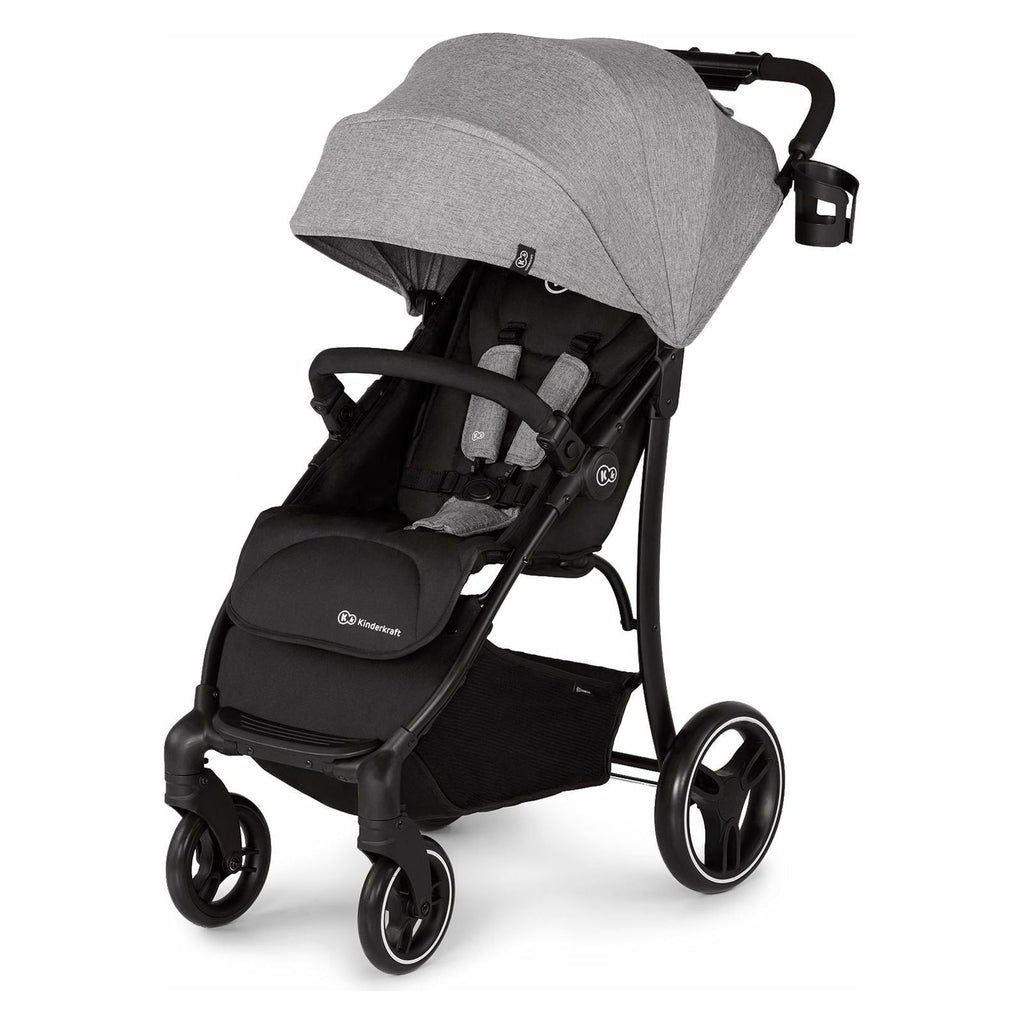 Kinderkraft Trig Pushchair Grey Age- Newborn & Above (Holds upto 15 kgs)