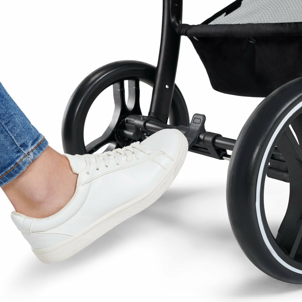 Kinderkraft Trig Pushchair Grey Age- Newborn & Above (Holds upto 15 kgs)