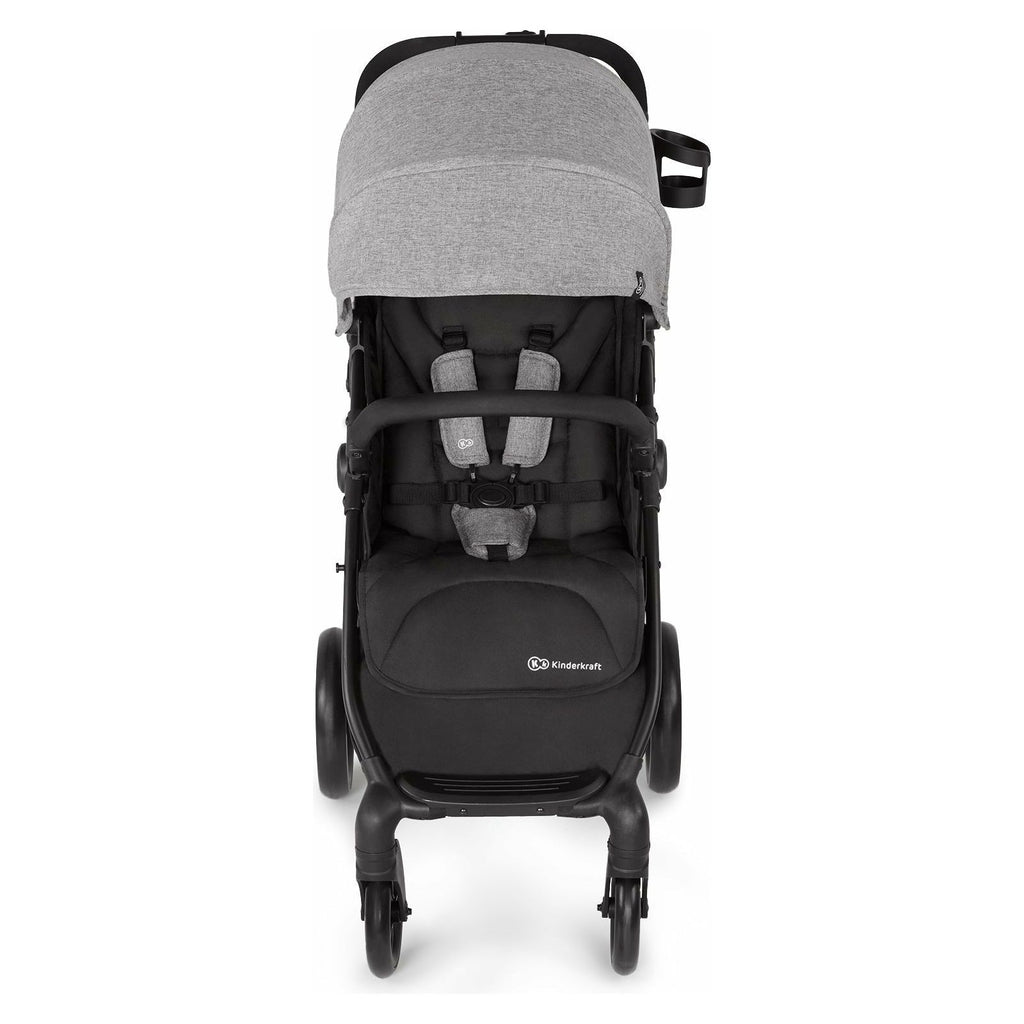 Kinderkraft Trig Pushchair Grey Age- Newborn & Above (Holds upto 15 kgs)