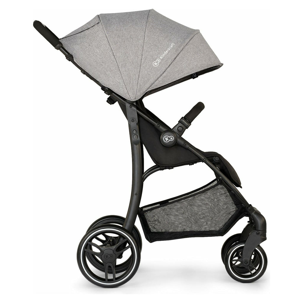 Kinderkraft Trig Pushchair Grey Age- Newborn & Above (Holds upto 15 kgs)