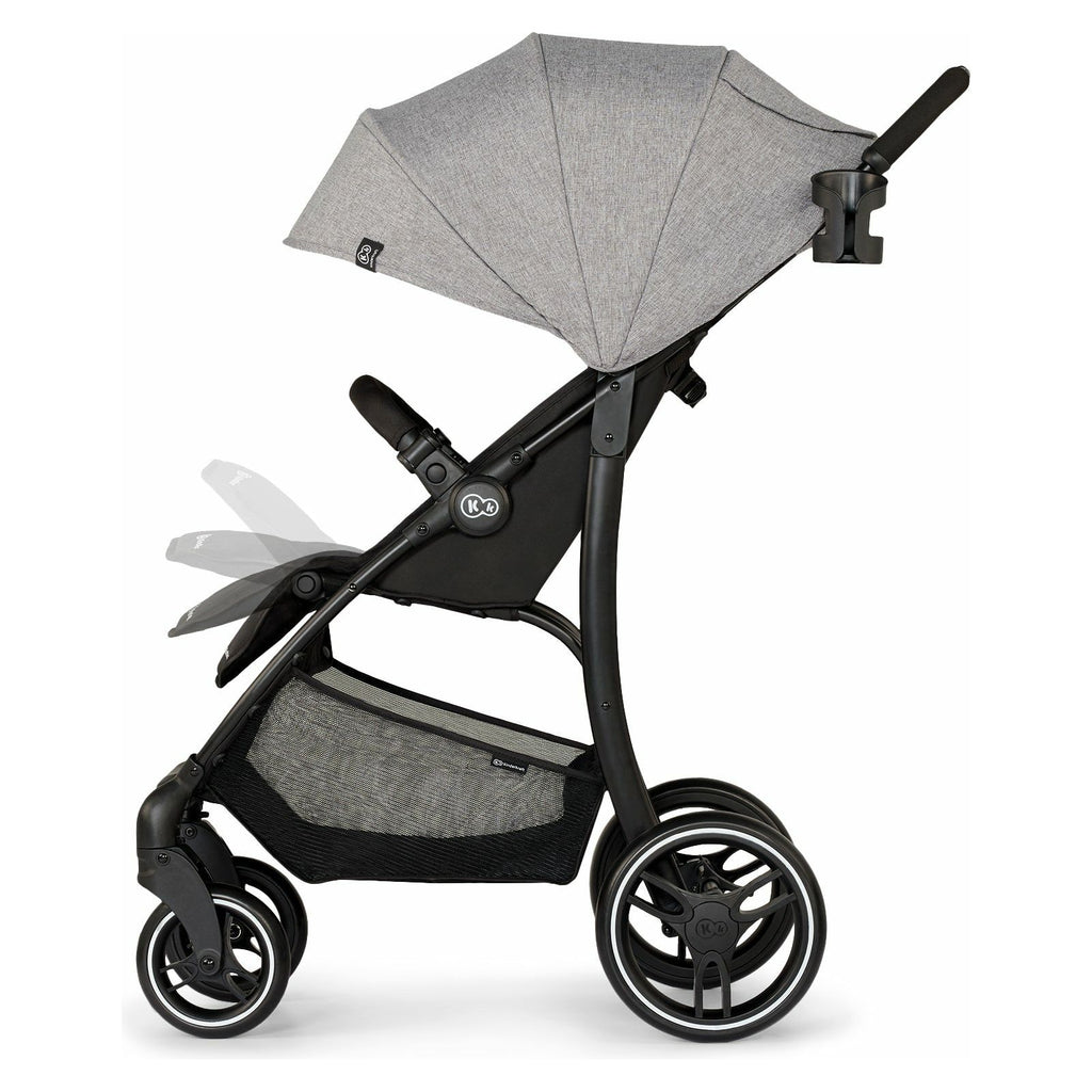 Kinderkraft Trig Pushchair Grey Age- Newborn & Above (Holds upto 15 kgs)