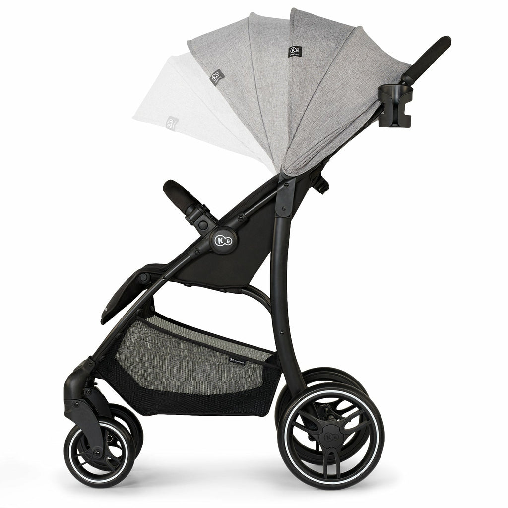 Kinderkraft Trig Pushchair Grey Age- Newborn & Above (Holds upto 15 kgs)