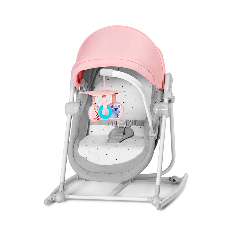Kinderkraft Unimo Up 5-In-1 Bouncer Pink Newborn & Above ( Holds upto 18 Kgs)