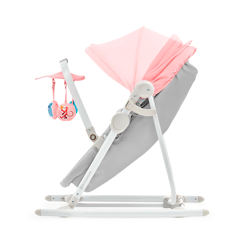 Kinderkraft Unimo Up 5-In-1 Bouncer Pink Newborn & Above ( Holds upto 18 Kgs)