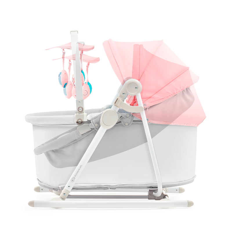 Kinderkraft Unimo Up 5-In-1 Bouncer Pink Newborn & Above ( Holds upto 18 Kgs)