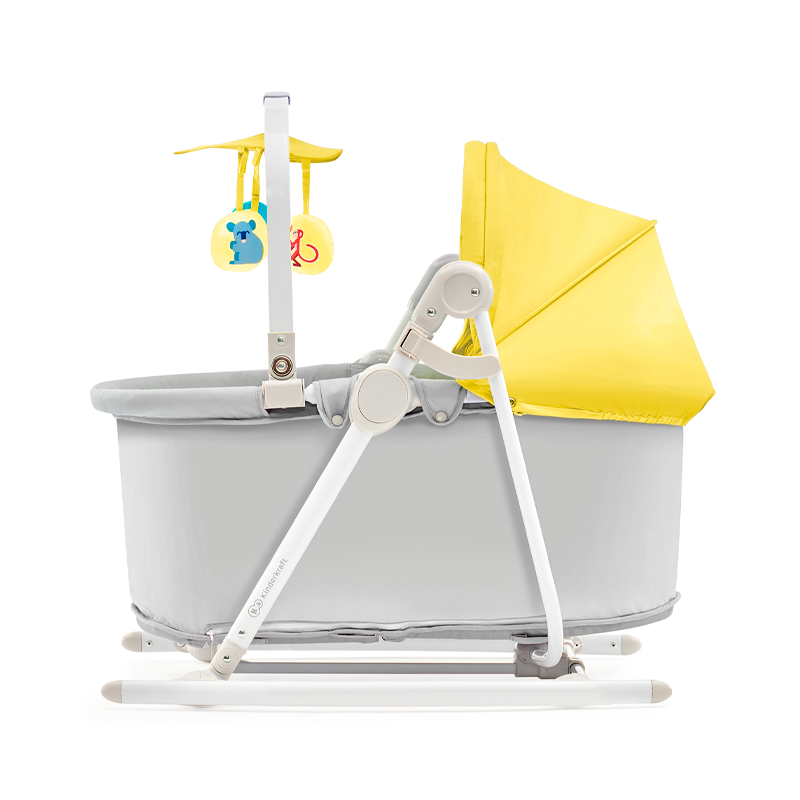 Kinderkraft Unimo Up 5-In-1 Bouncer Yellow Age- Newborn & Above ( Holds upto 18 Kgs)