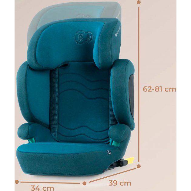 Kinderkraft Xpand2  Car Seat Group II/III Harbour Blue Age- 3.5 Years to 12Years