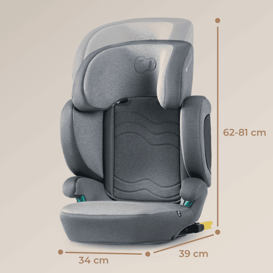 Kinderkraft Xpand2  Car Seat Group II/III Rocket Grey Age- 3.5 Years to 12Years