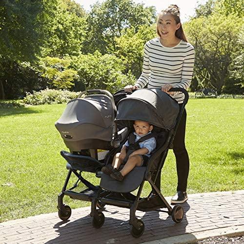 kolcraft contour double stroller Kolcraft Contours Bitsy Double Side By Side Stroller - Graphite Grey 6M+