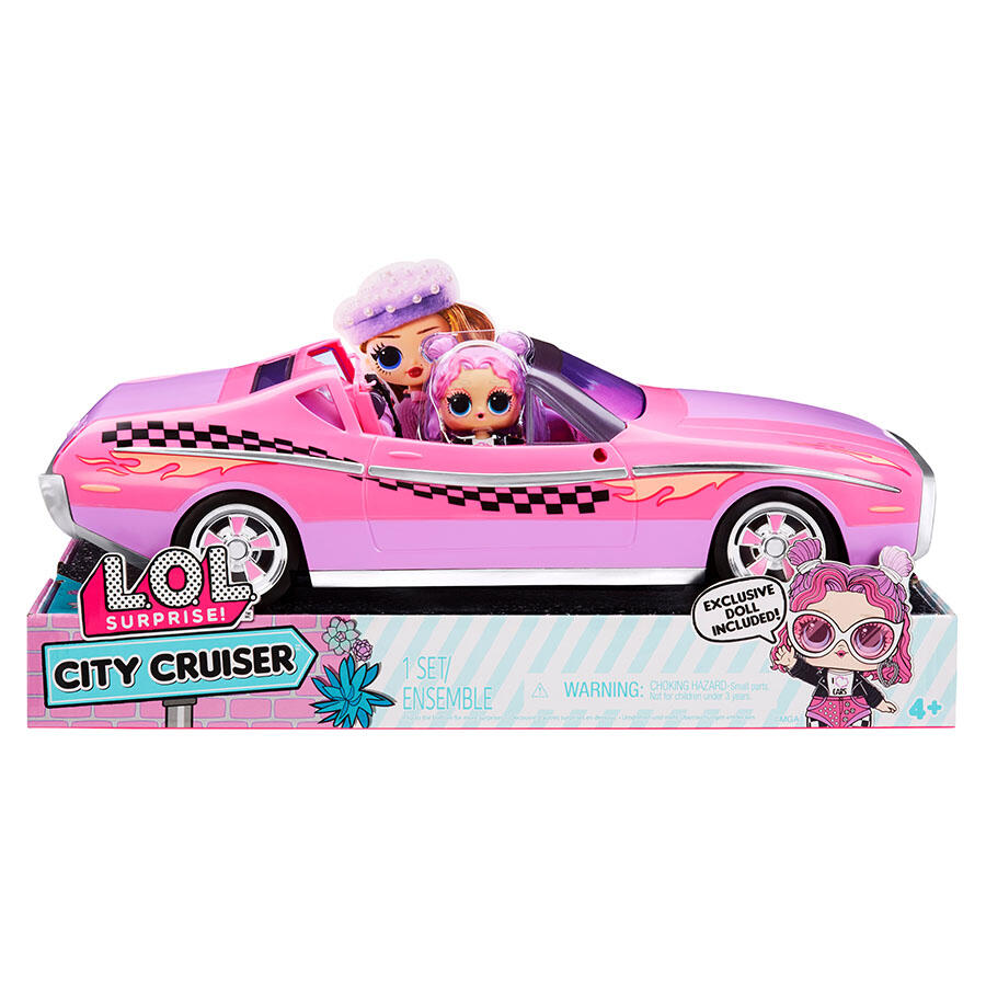 L.O.L. Surprise City Cruiser Sports Car Pink & Purple  Age- 3 Years & Above