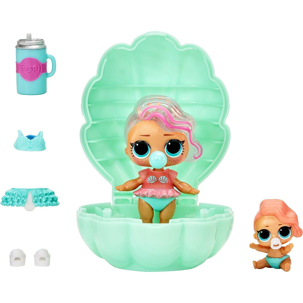 L.O.L. Surprise! Glitter Color Change Pearl Doll with 6 Surprises Blue Age- 4 Years & Above