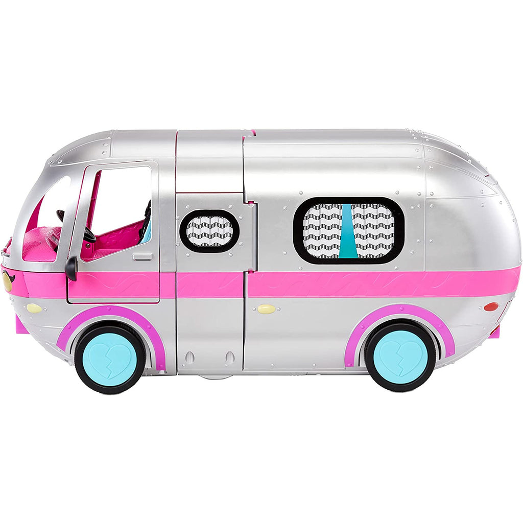 L.O.L. Surprise OMG 4-in-1 Glamper Fashion Camper with 55+ Surprises - Metallic Silver