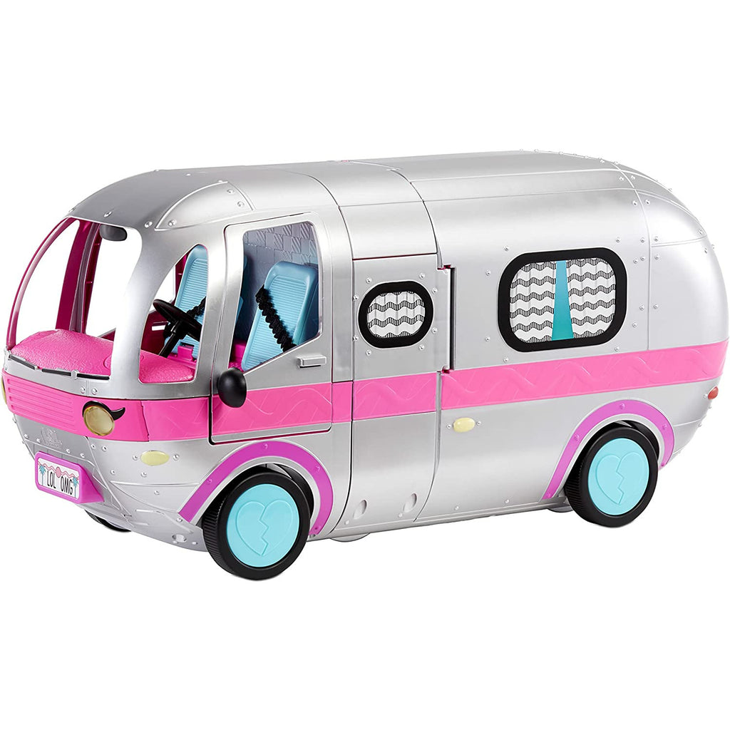 L.O.L. Surprise OMG 4-in-1 Glamper Fashion Camper with 55+ Surprises - Metallic Silver