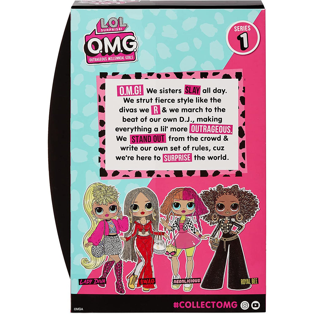 L.O.L. Surprise OMG Lady Diva Fashion Doll Series Age-4 Years & Above