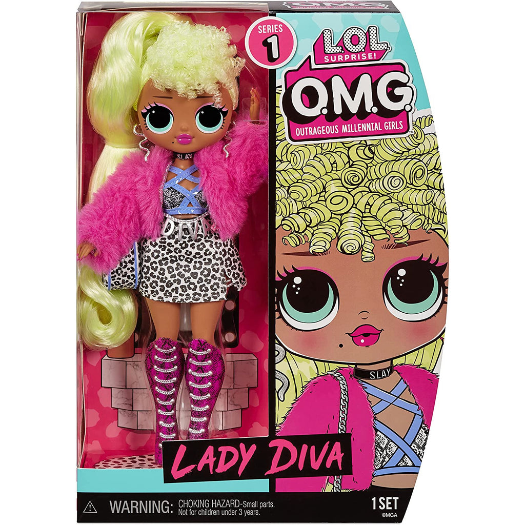 L.O.L. Surprise OMG Lady Diva Fashion Doll Series Age-4 Years & Above