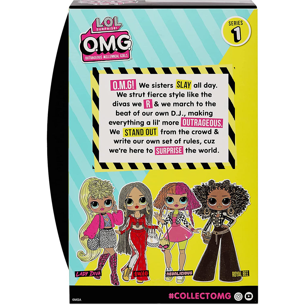 L.O.L. Surprise OMG Royal Bee Fashion Doll Series Age-4 Years & Above