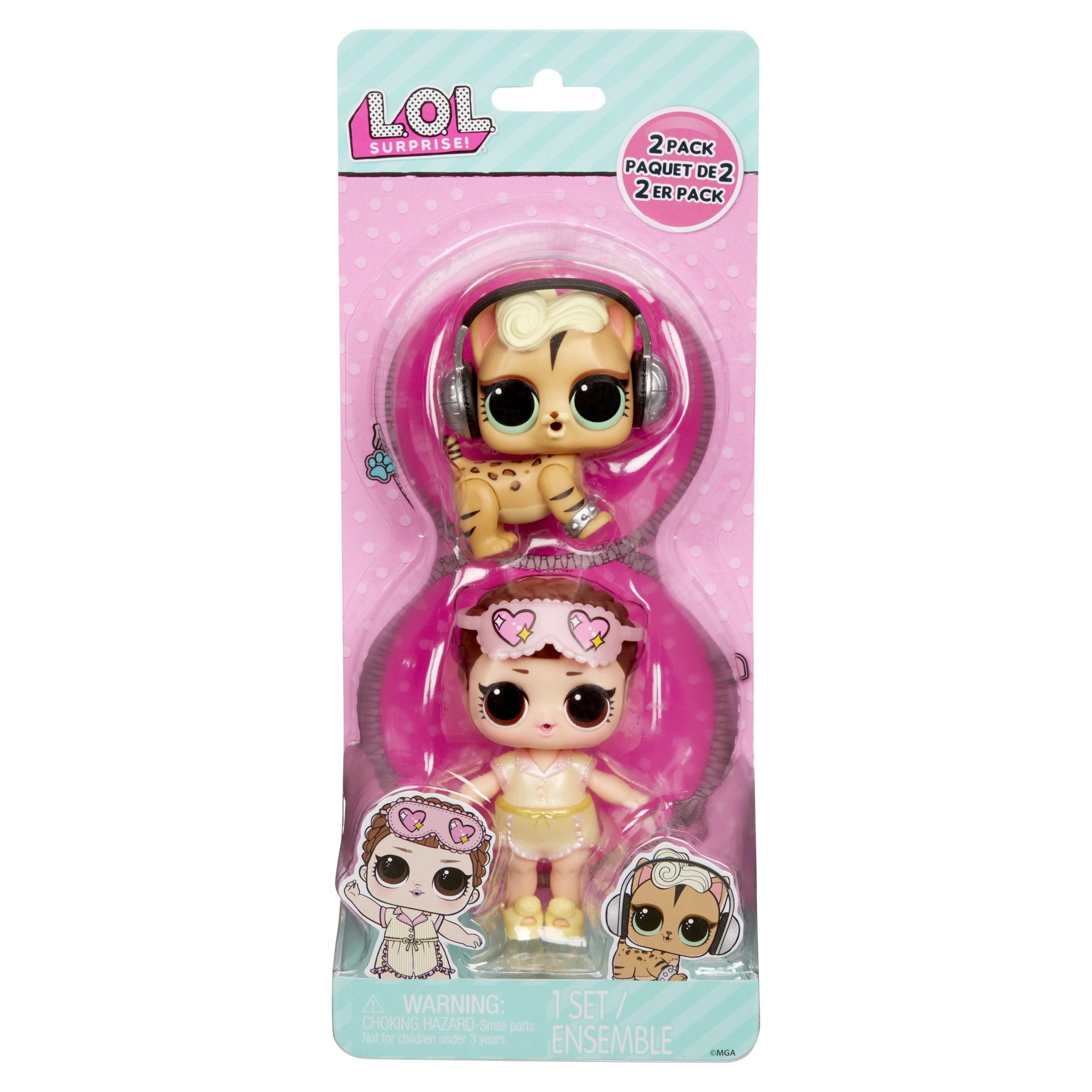 Surprise OPP Tot Doll +Pet Pack of Assorted Multicolor