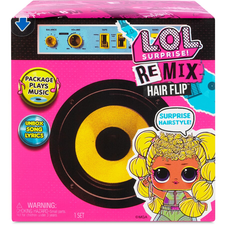 L.O.L. Surprise! Remix Hair Flip Dolls – 15 Surprises with Hair Reveal & Music